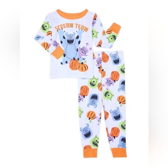 Monsters Inc. Sully, Mike and Boo Halloween Toddler Character Pajama Set, Sz 12m - Picture 1 of 7